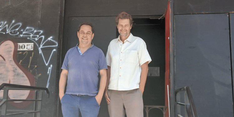 Bruno Smadja à gauche (fondateur du Mobile Film Festival), et Cyril Zimmermann à droite (président de La Plateforme) - Crédit : Gomet'