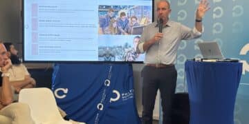 Romain Laffont, directeur de Polytech, présente les 4 ruptures de l'ESD (Crédit Gomet')