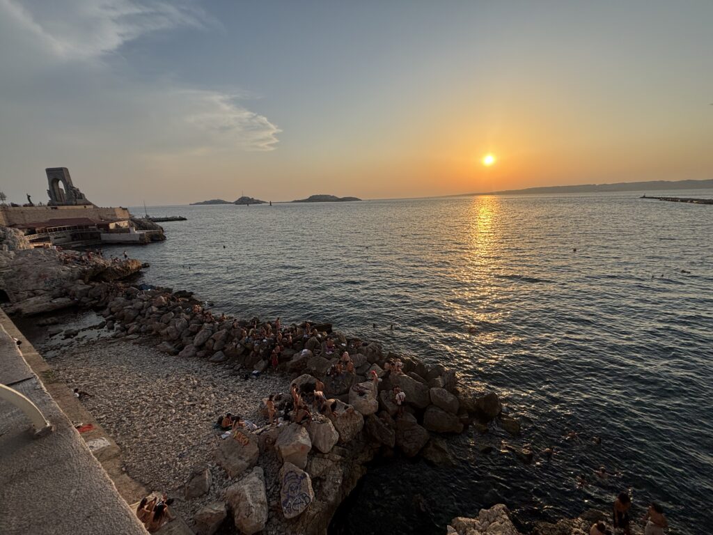 canicule Coucher de soleil
