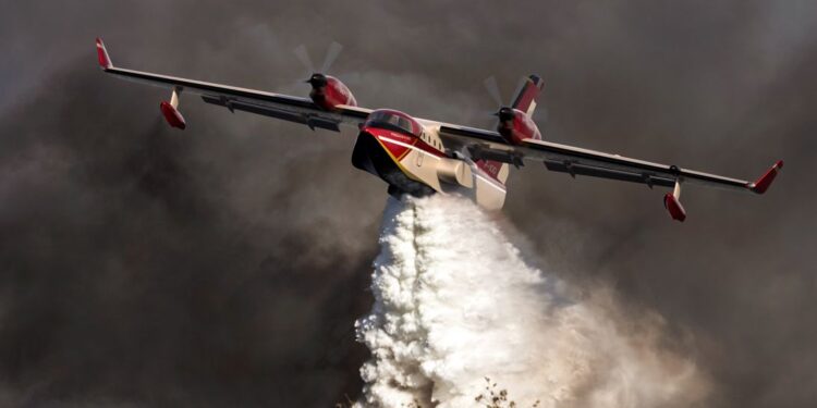 Hynaero (Istres) embarque Latécoère (Toulouse) dans son nouveau bombardier d’eau