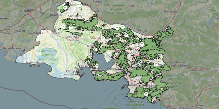 carte massifs forestiers