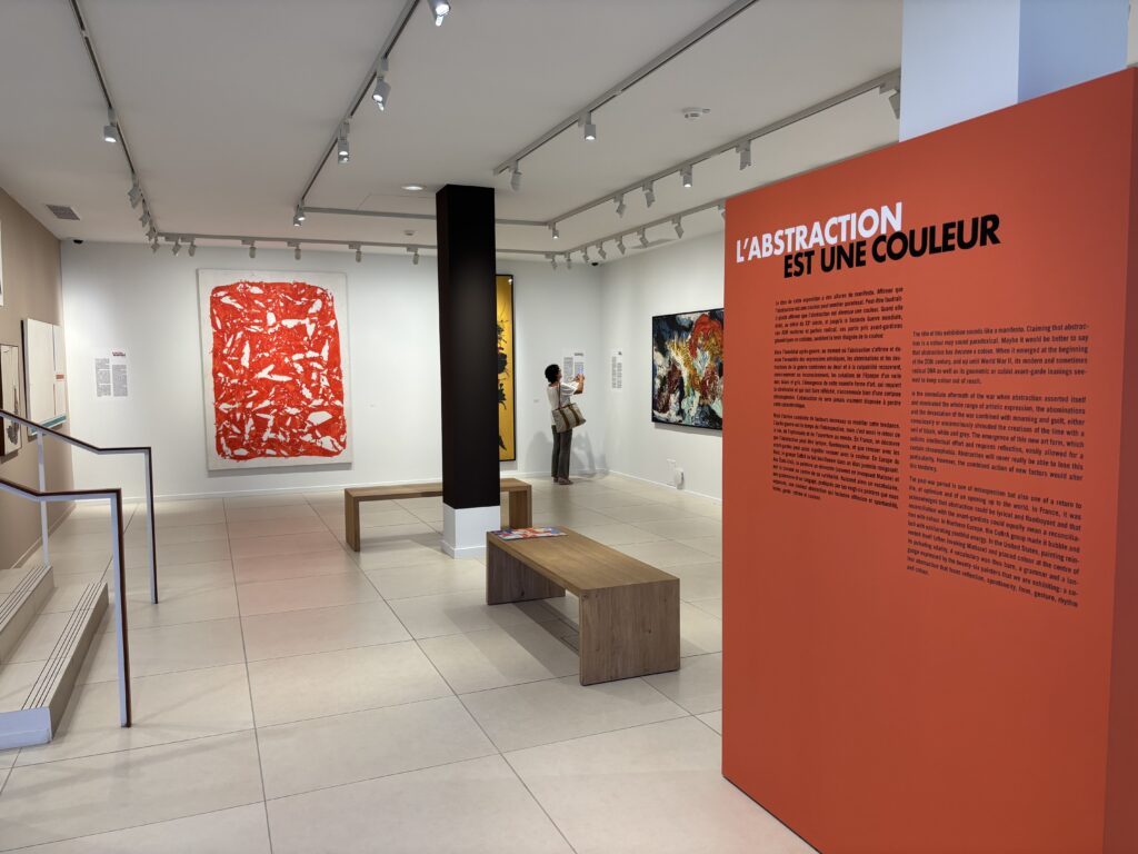 « L'abstraction est une couleur » au Musée du Niel en 2026 (Crédit Gomet')
