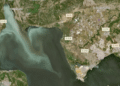 L'étang de Berre et l'anse de St Chamas photographiés par Copernicus (Crédit UE/Copernicus)