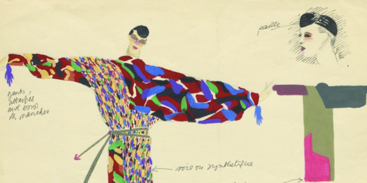 Christian Lacroix croquis de mode