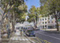 Boulevard des Dames côté Porte d'Aix devant le conseil régional (Photo projetée @Alma Provence)