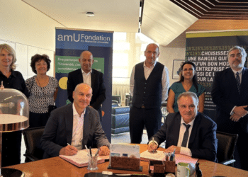 Signature de la convention entre le CIC et la Fondation AMU (Crédit DR)