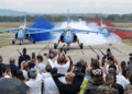Clôture de la saison 2026 pour la Patrouille de France sur la base aérienne de Salon-de-Provence (Crédit