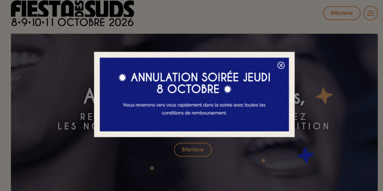 Fiesta des Suds : la 1ère soirée annulée en raison des rafales de vent