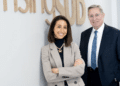 Audrey Brun Rabuel avec le président de Rising Sud, Bernard Kleynhoff (Crédit Rising Sud / DR)