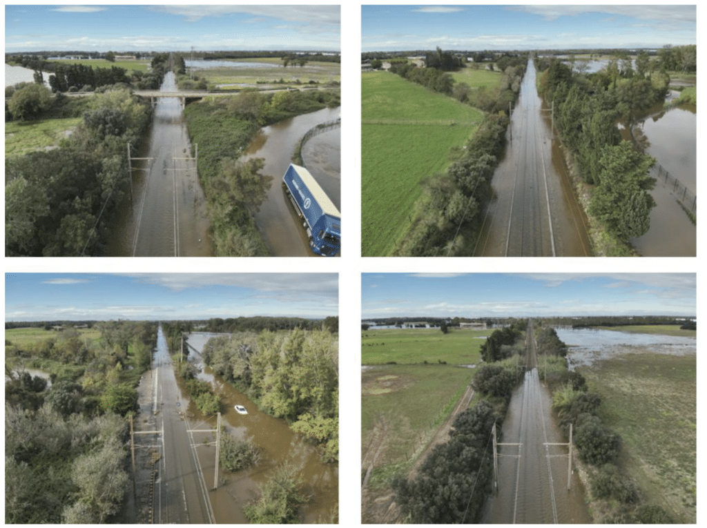 Situation entre Saint Martin de Crau et Miramas mercredi 21 octobre (Crédit SNCF Réseau)