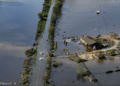 Inondation au Mas Thibert à Arles (Crédit ACCM)