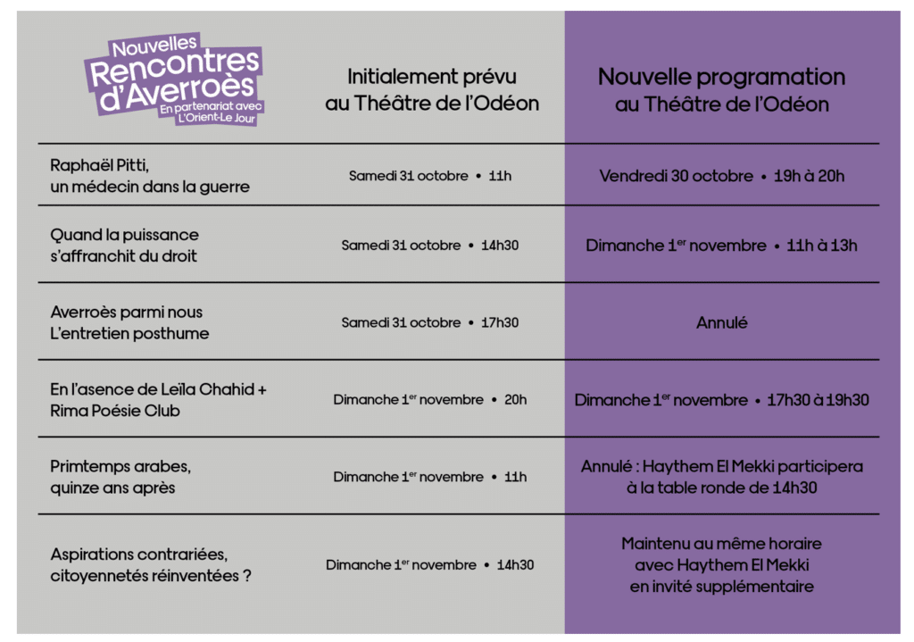 Les Nouvelles Rencontres d'Averroès