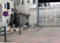 Devant un lycée professionnel dans le 15e arrondissement de Marseille (Crédit Gomet')