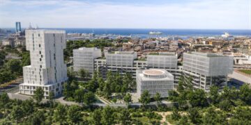 Vue globale du projet de campus IA Théodora (Crédit DR)