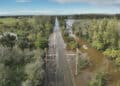 Situation entre Saint Martin de Crau et Miramas mercredi 21 octobre (Crédit SNCF Réseau)